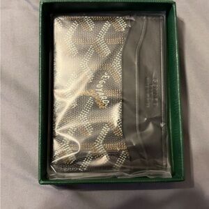 Goyard Black and Gold Card Holder